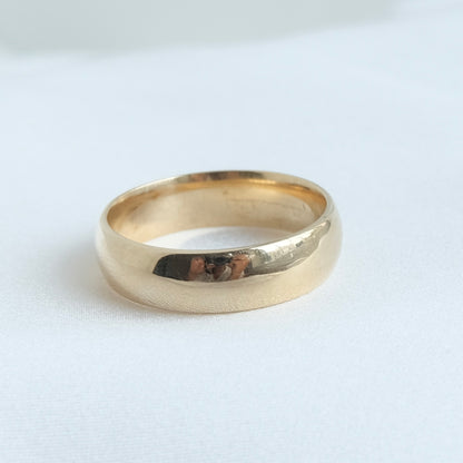 Cleo 14k Cigar Ring