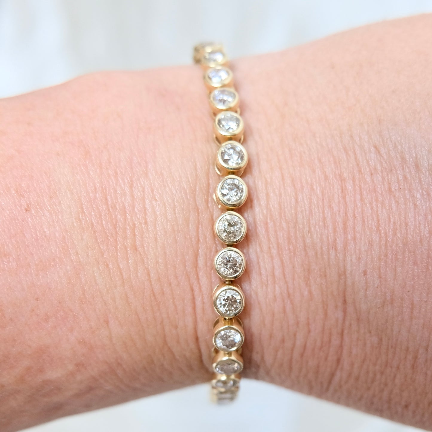 Riviere Diamond Tennis Bracelet