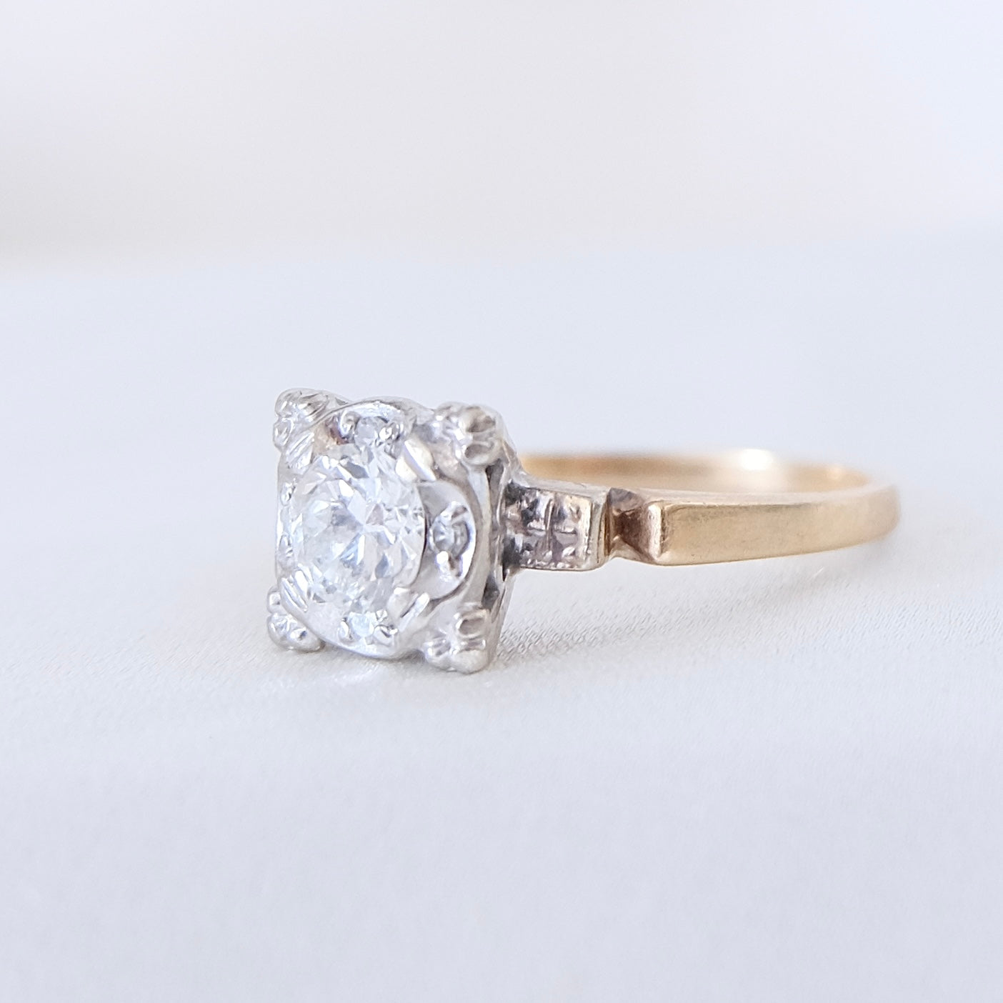 Virtue 14K Diamond Engagement Ring