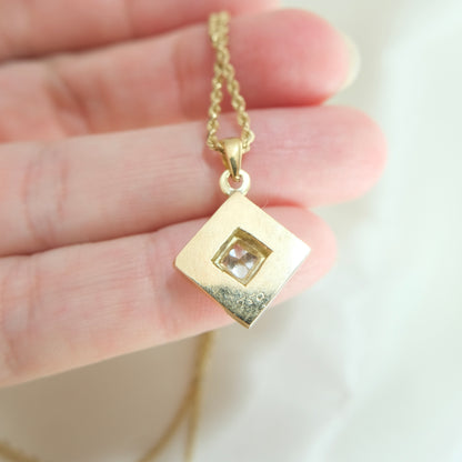 Olsen 18k Diamond Pendant