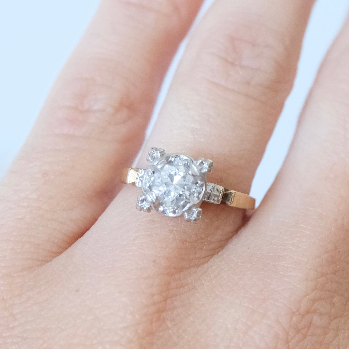 Virtue 14K Diamond Engagement Ring