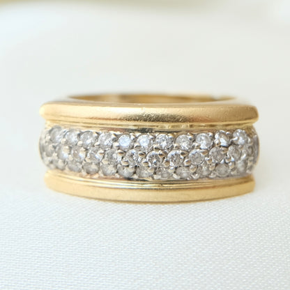 Clique 18k Diamond Pavé Ring