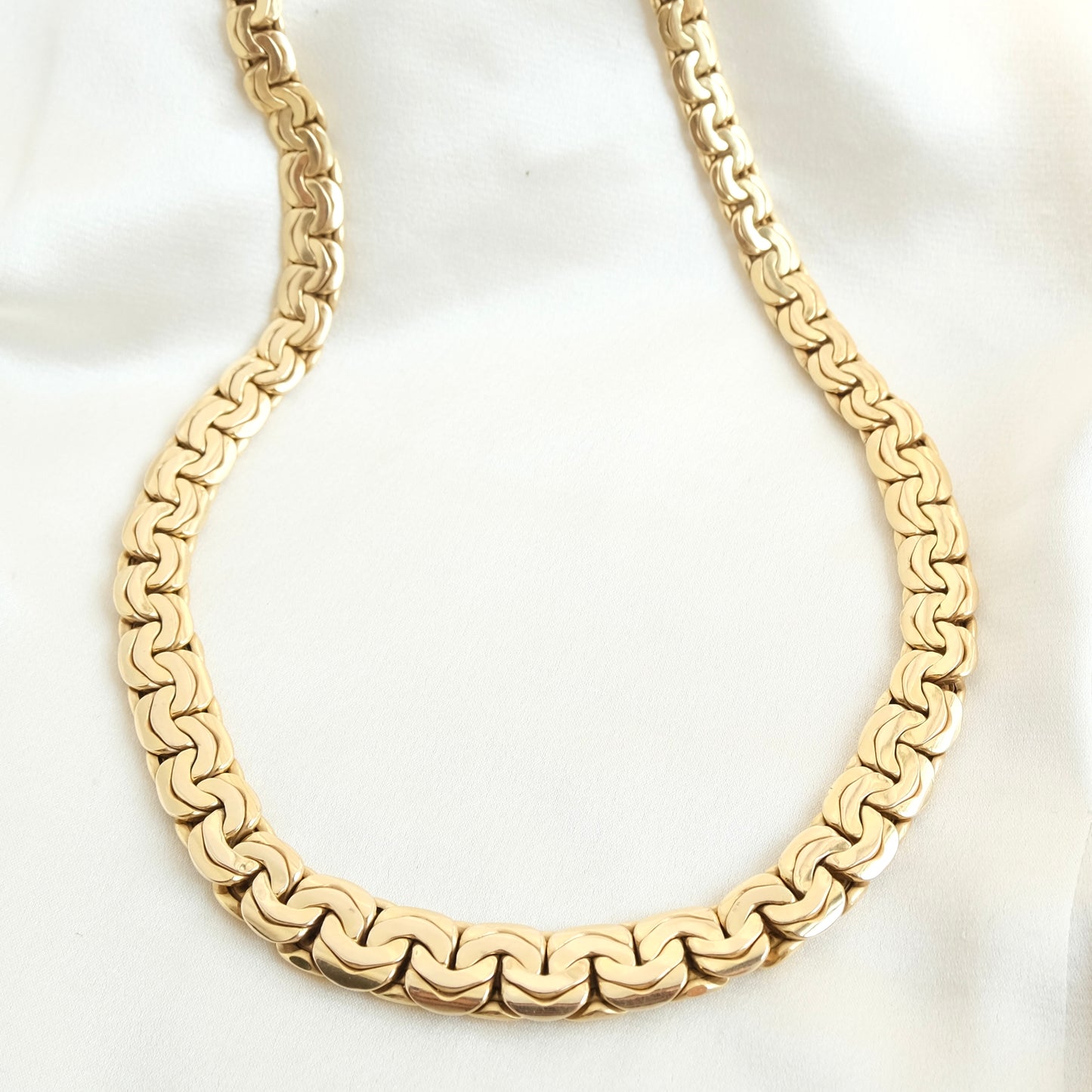 Leucca 14k Italian C Link Necklace