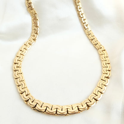 Leucca 14k Italian C Link Necklace