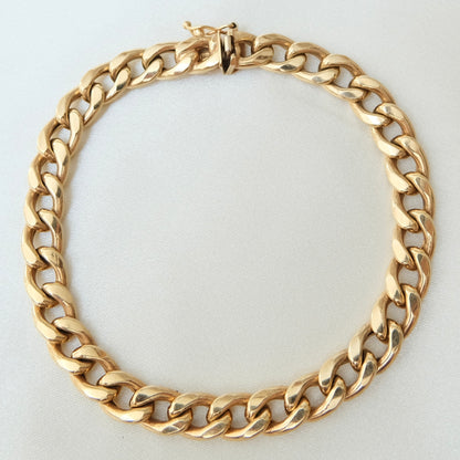 Italian 9k Curb Bracelet
