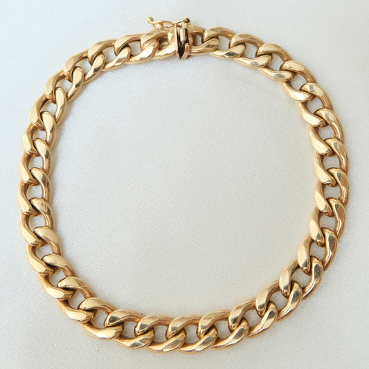 Italian 9k Curb Bracelet