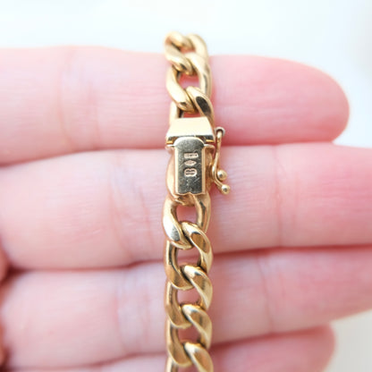 Italian 9k Curb Bracelet