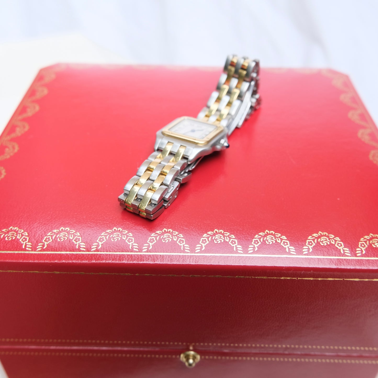 Cartier 18k & Steel Panthere Watch
