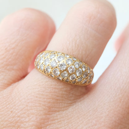 Anelle 18k Diamond Pavé Ring
