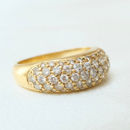 18k Diamond Pavé Ring