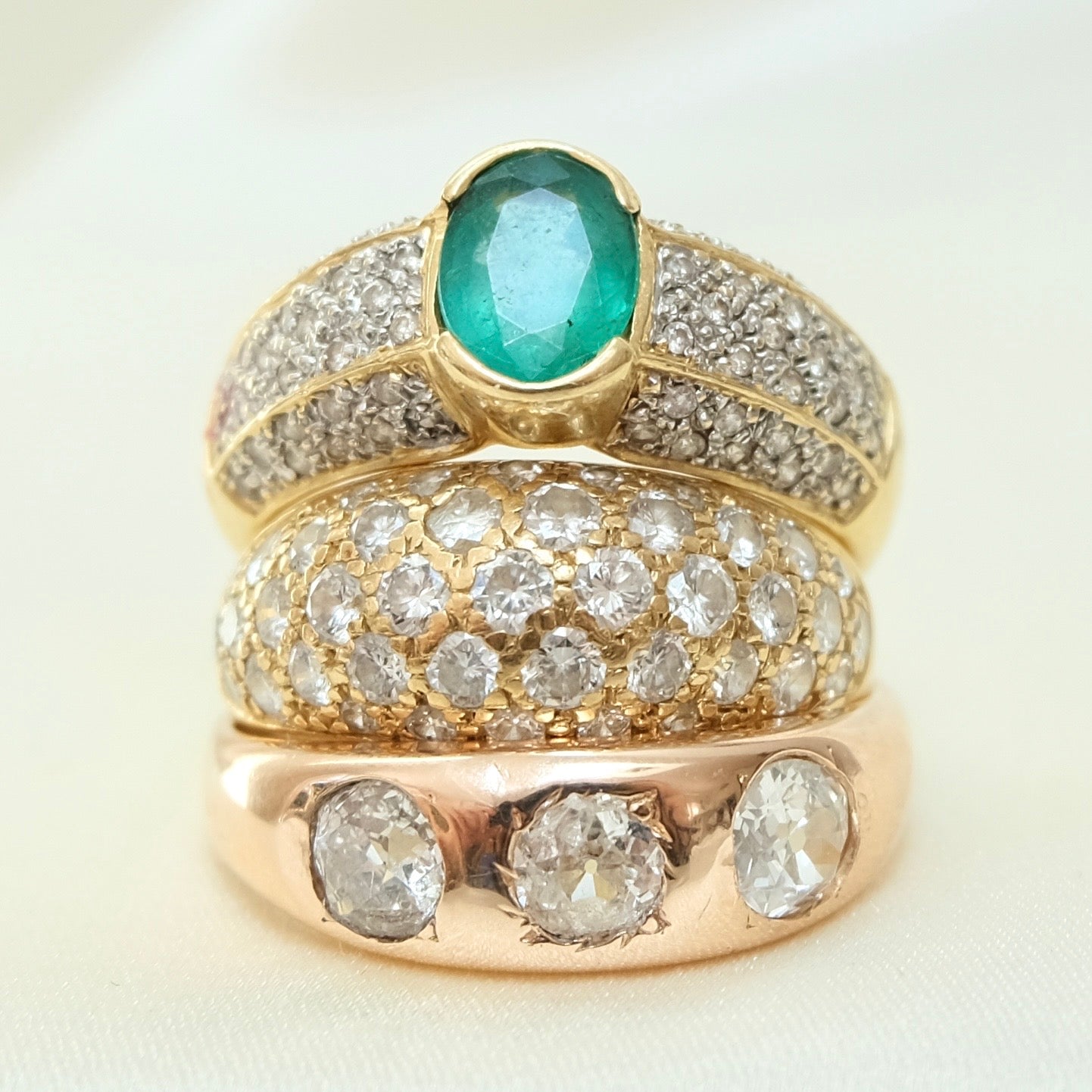 1.5 Carat Diamond Trilogy Ring