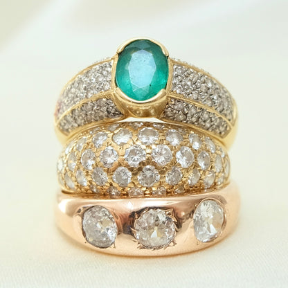 1.5 Carat Diamond Trilogy Ring