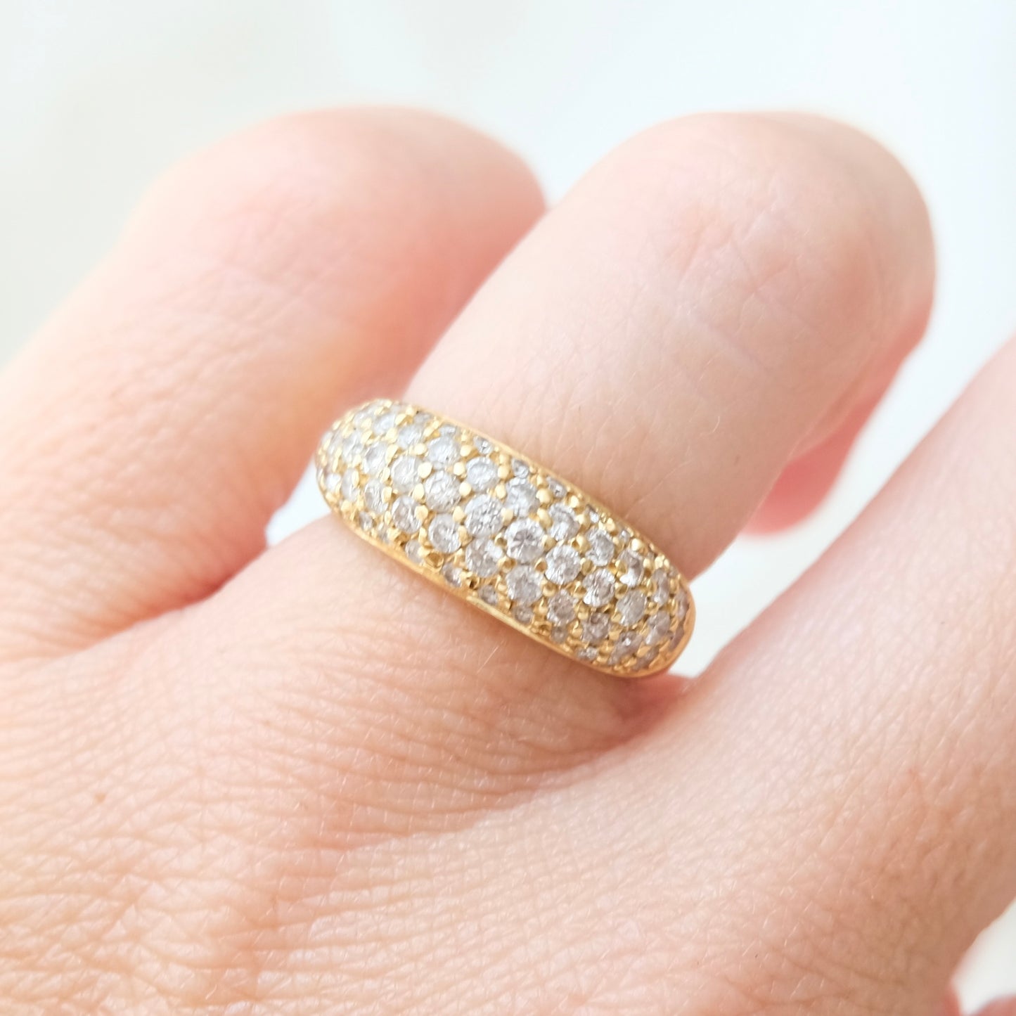 18k Diamond Pavé Ring