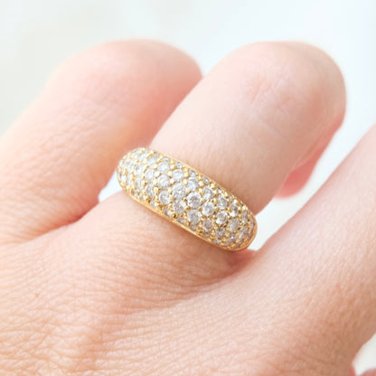 18k Diamond Pavé Ring