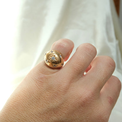 18k Celestial Bombe Ring