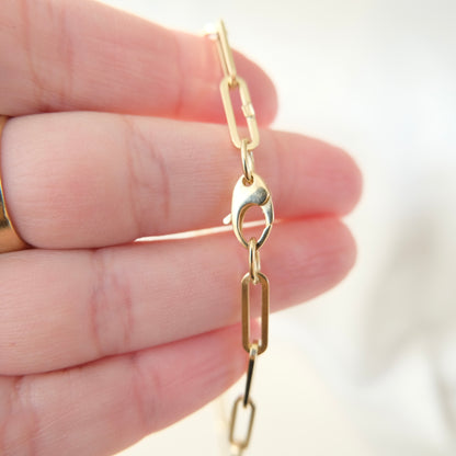 Silo 14k Paperclip Necklace