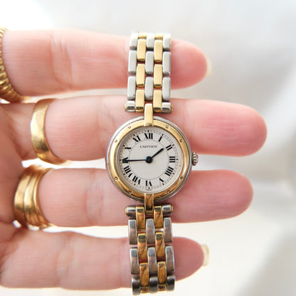 Cartier 18k & Steel Vendome Watch