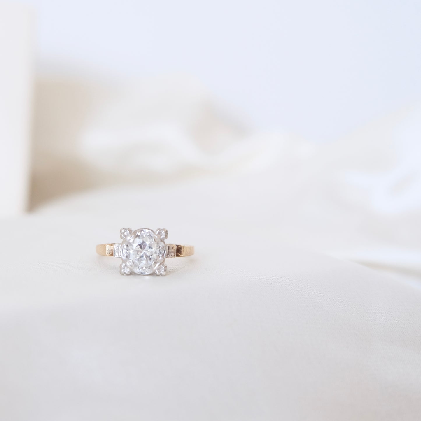 Virtue 14K Diamond Engagement Ring