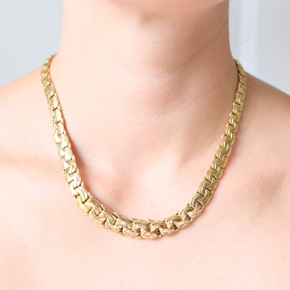 Leucca 14k Italian C Link Necklace