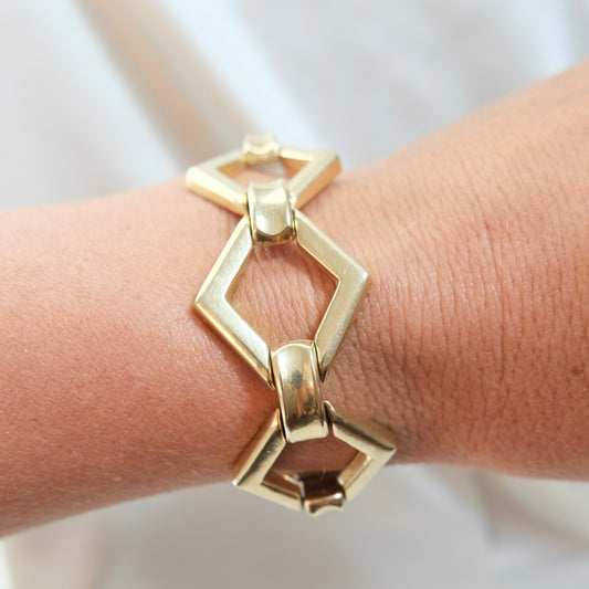 Zion 14k Fancy Link Bracelet