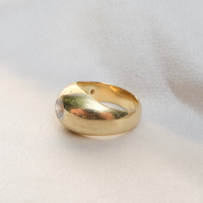 Lilla 18k Diamond Bombe Ring