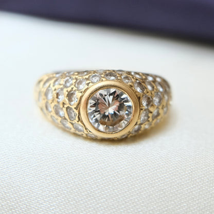Arc 18k Diamond Ring