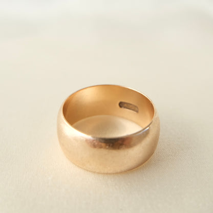 Frey 14k Wide Cigar Band