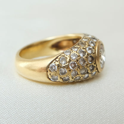 Arc 18k Diamond Ring
