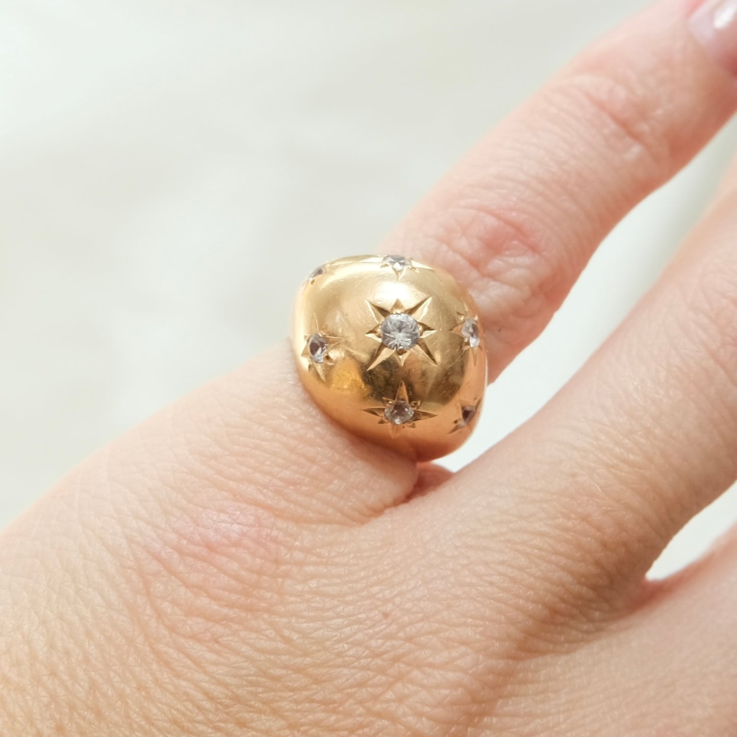 18k Celestial Bombe Ring
