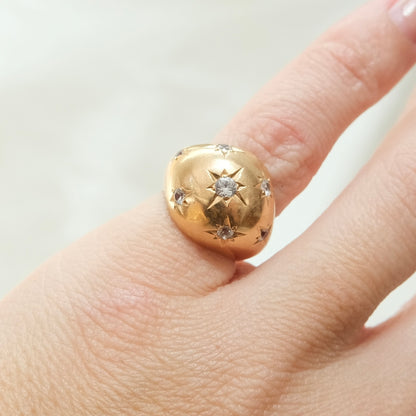 18k Celestial Bombe Ring