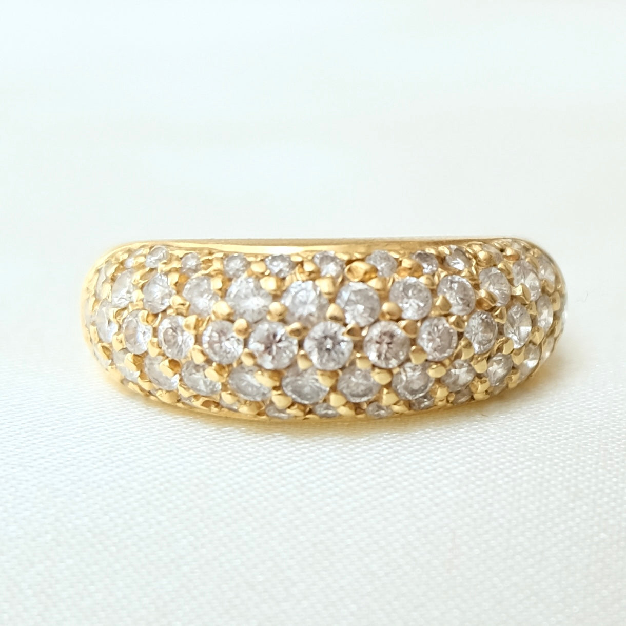 18k Diamond Pavé Ring