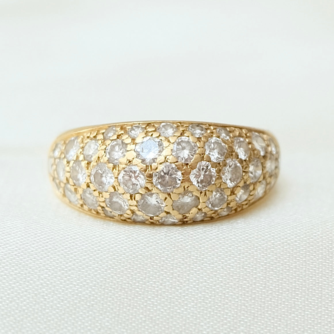 Anelle 18k Diamond Pavé Ring