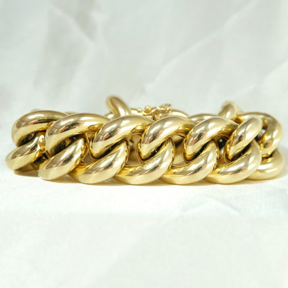 Super Curb 14k Bracelet Italian