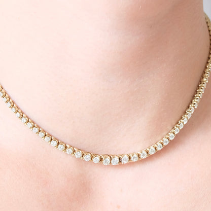 Juliette 14k Diamond Tennis Necklace