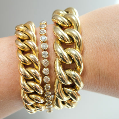 Super Curb 14k Bracelet Italian
