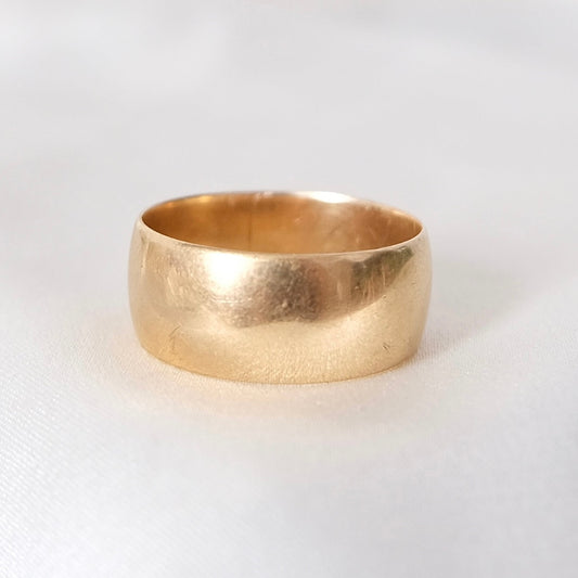 Clara 14k Wide Cigar Band