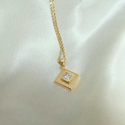 Olsen 18k Diamond Pendant