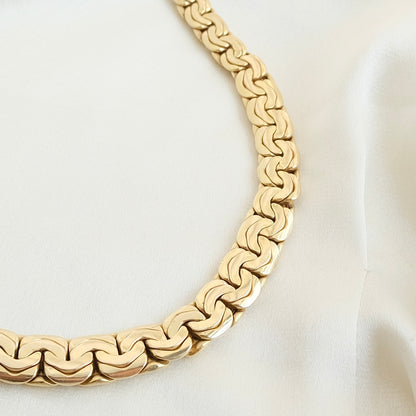 Leucca 14k Italian C Link Necklace