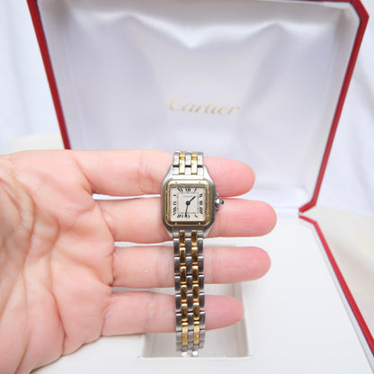 Cartier 18k & Steel Panthere Watch