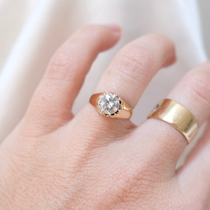 Raffine 14K Diamond Engagement Ring
