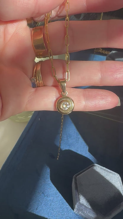 Hattie 18k Diamond Pendant