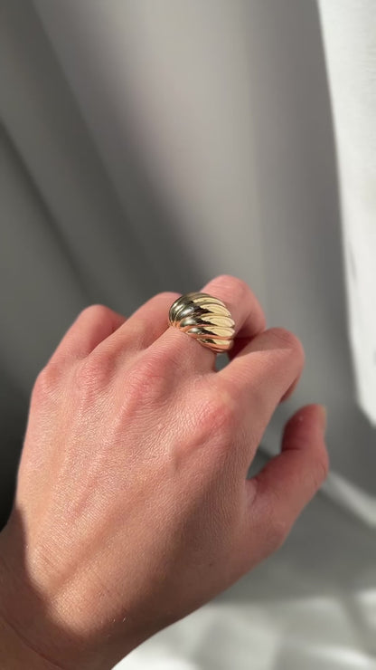 Lila 14k Grande Croissant Ring