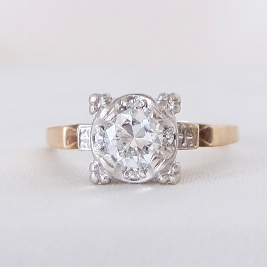 Virtue 14K Diamond Engagement Ring